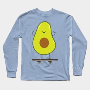 Avocado skater Long Sleeve T-Shirt